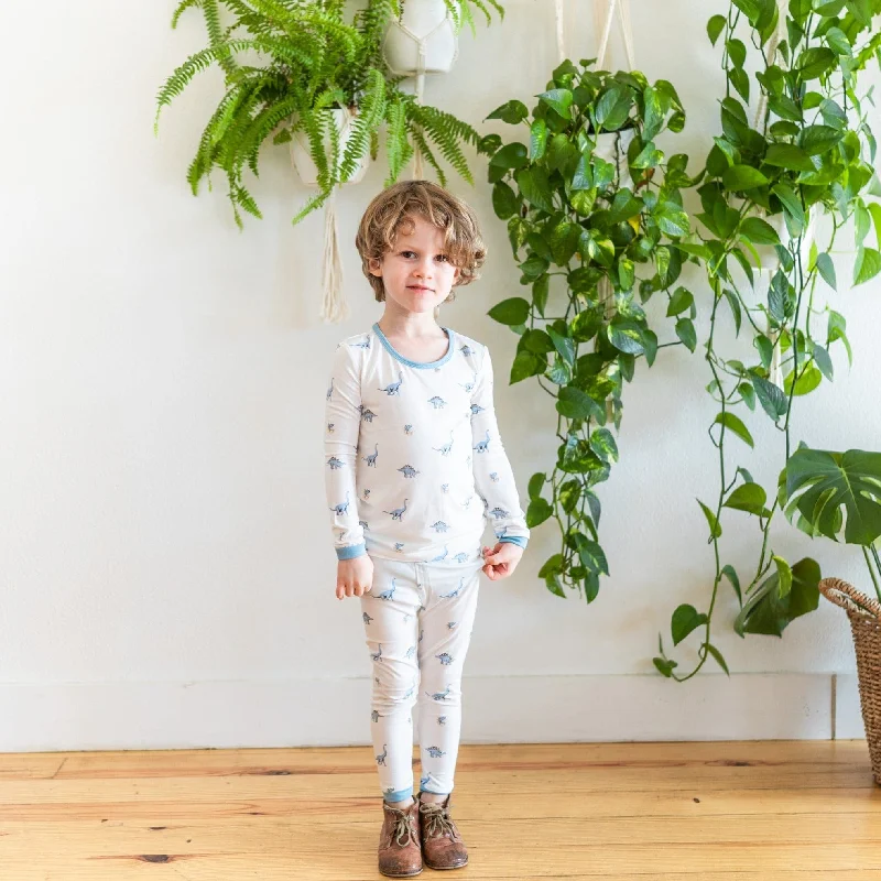 Classic Style Long Sleeve Pajamas in Jurassic