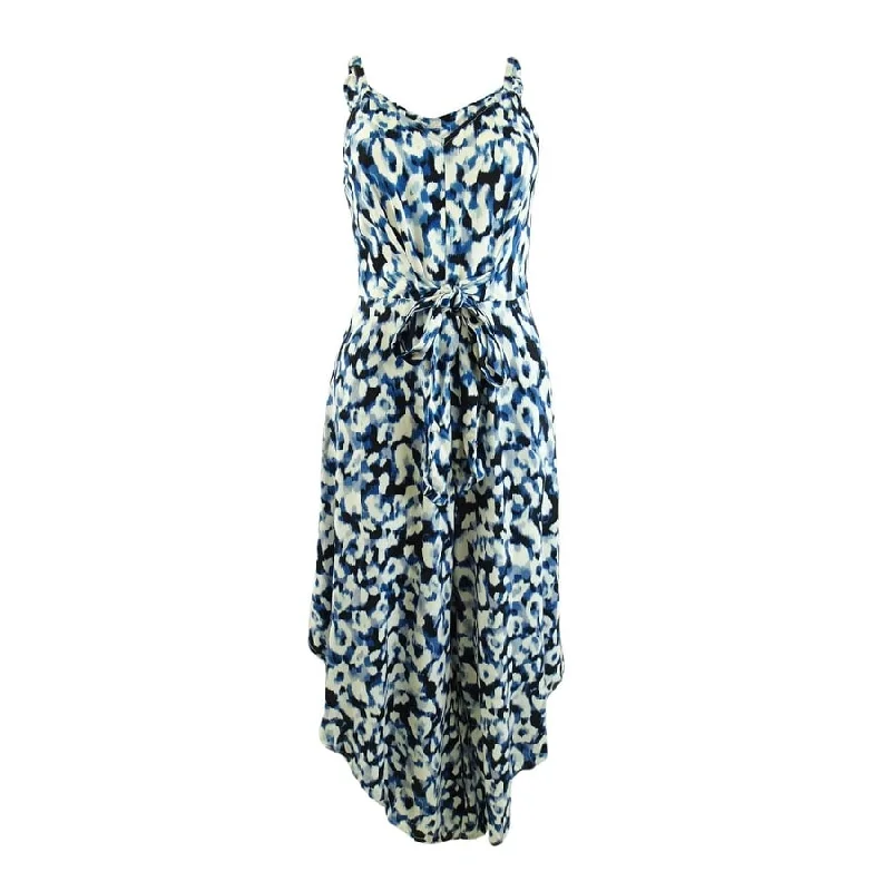 Versatile Itinerary Vince Camuto Women's Tie Front Jumpsuit White Size X-Small