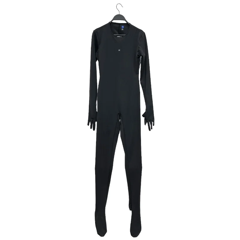 Black And White Style YEEZY/GAP/LS Dress/Polyester/BLK/