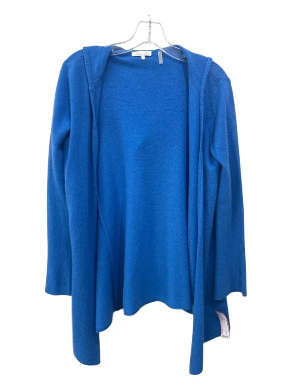 Fashion Classic Minnie Rose Size S Blue Cashmere Hood Open Front Cardigan