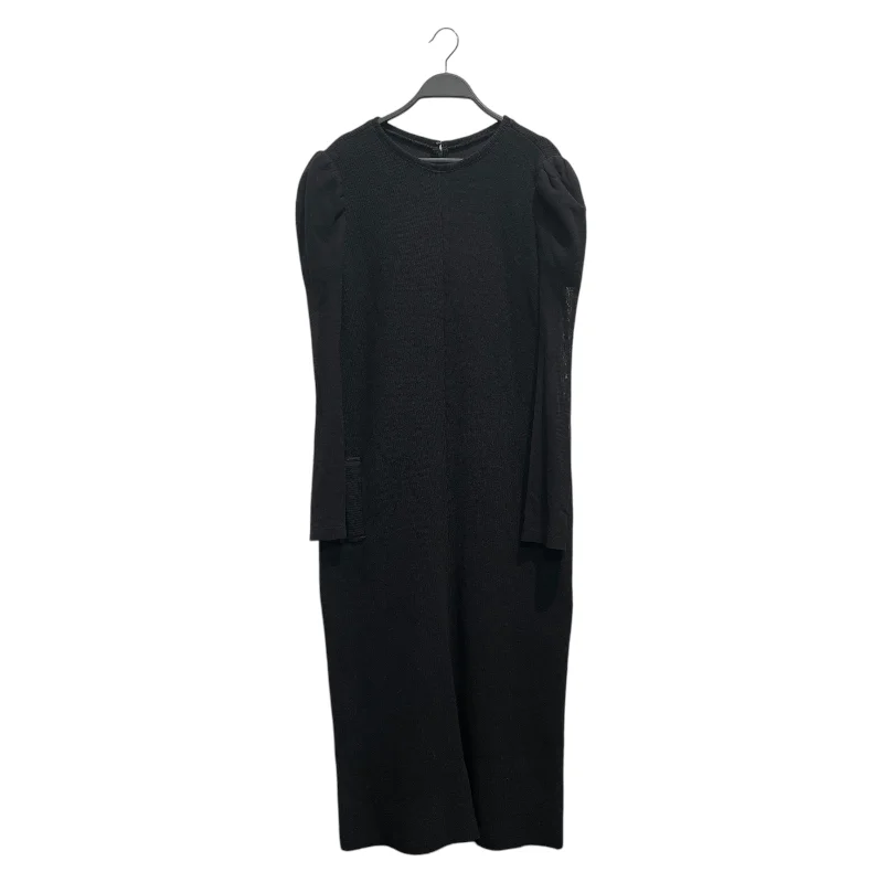 Soft Looks Y's/LS Dress/1/Wool/BLK/