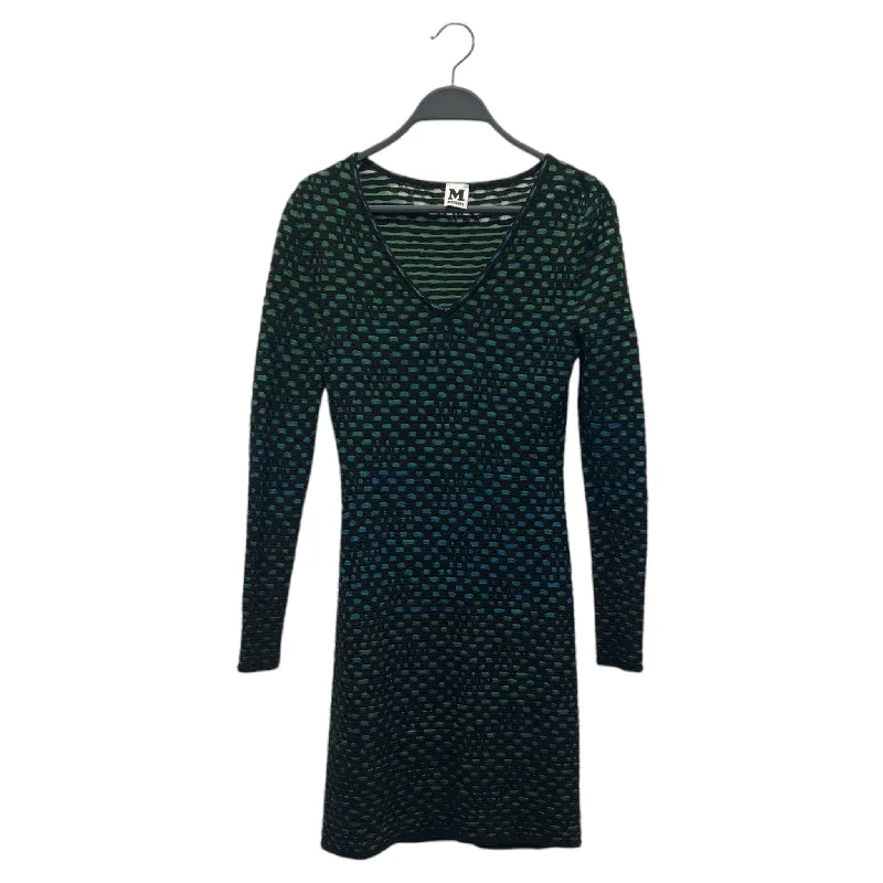 Versatile Comfort MISSONI/LS Dress/36/All Over Print/Wool/GRN/