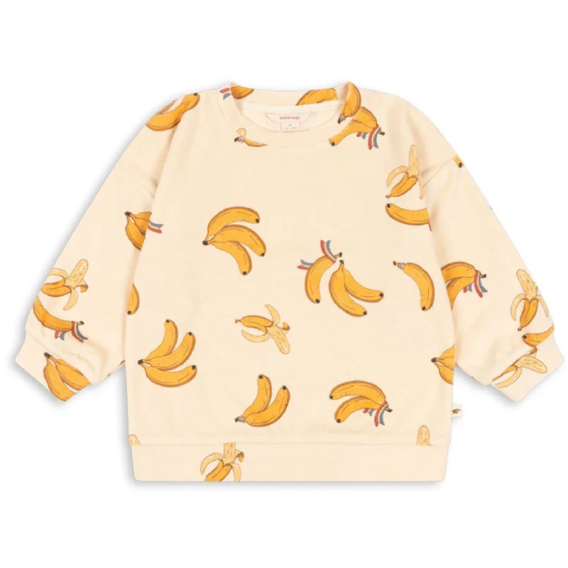 Easy Chic Konges Sløjd Go Bananas Itty Sweatshirt Gots