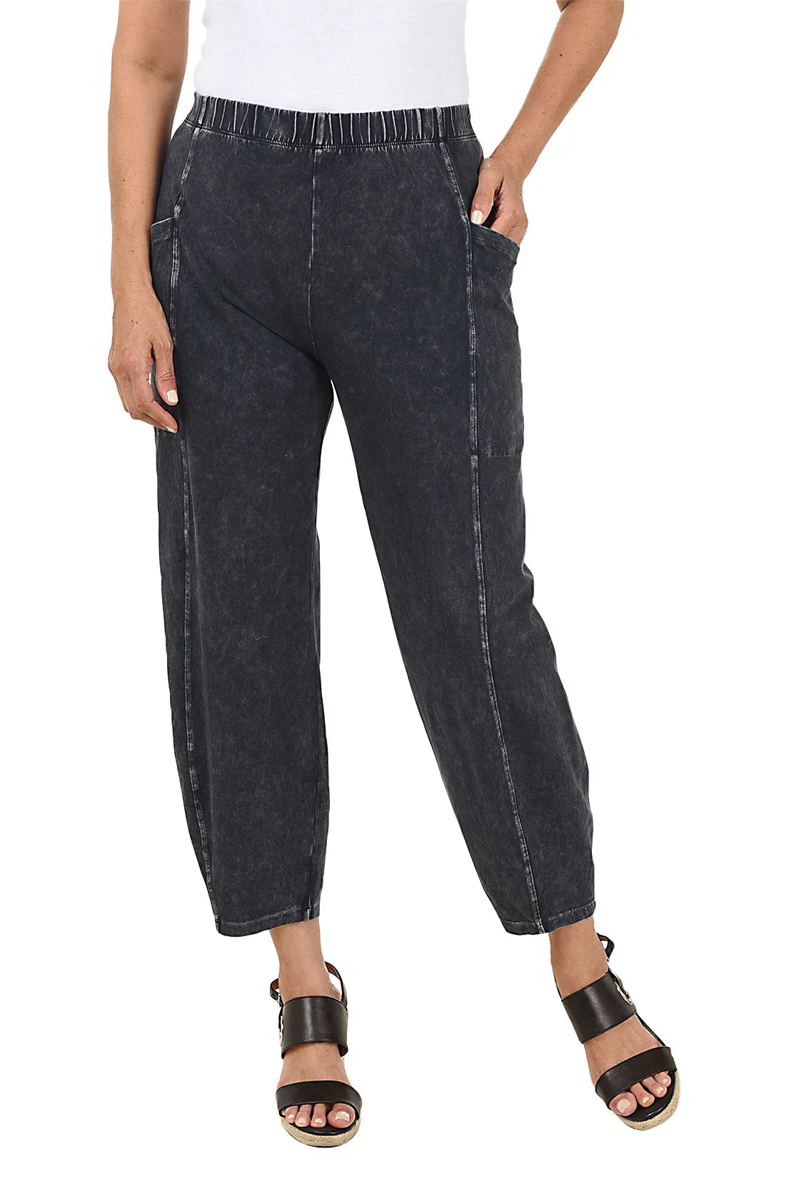 Urban Style M100 Pants - Black Mineral Washed