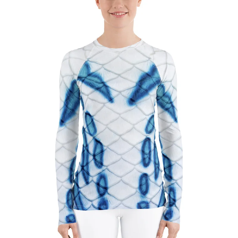 Fashionable Ease Glaucus Atlanticus Fitted Rash Guard