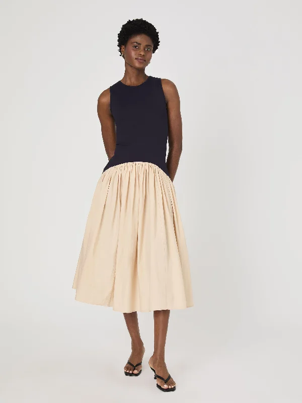 Energy Plan Kayle Jia Mix Midi Dress