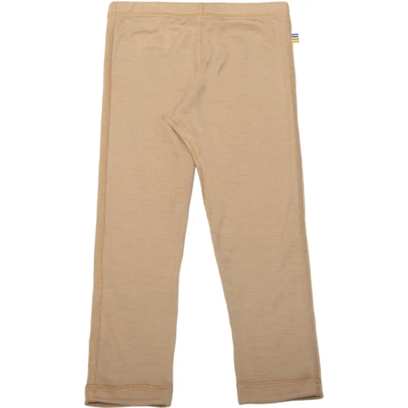 Bottom And Versatile JohaWool/Silk Beige Leggings