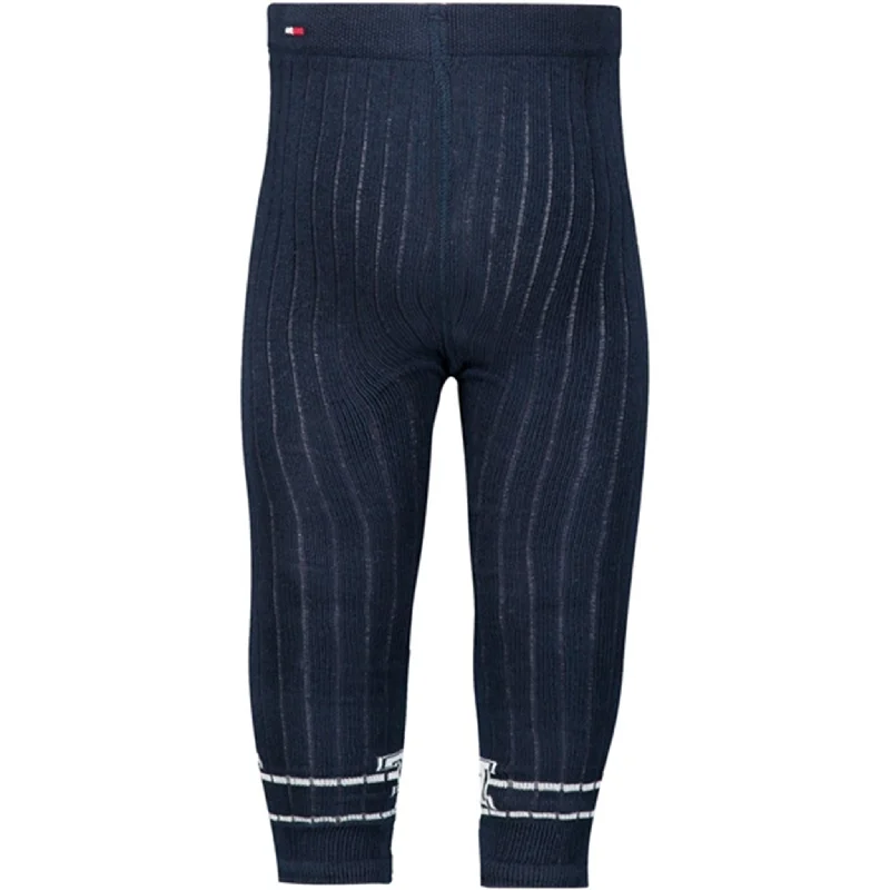 Luxe Comfort Tommy Hilfiger Baby Varsity Leggings Navy