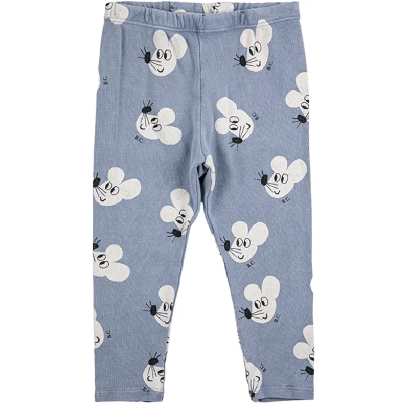 Relaxed Wear Bobo Choses Blue Mouse Leggings AOP