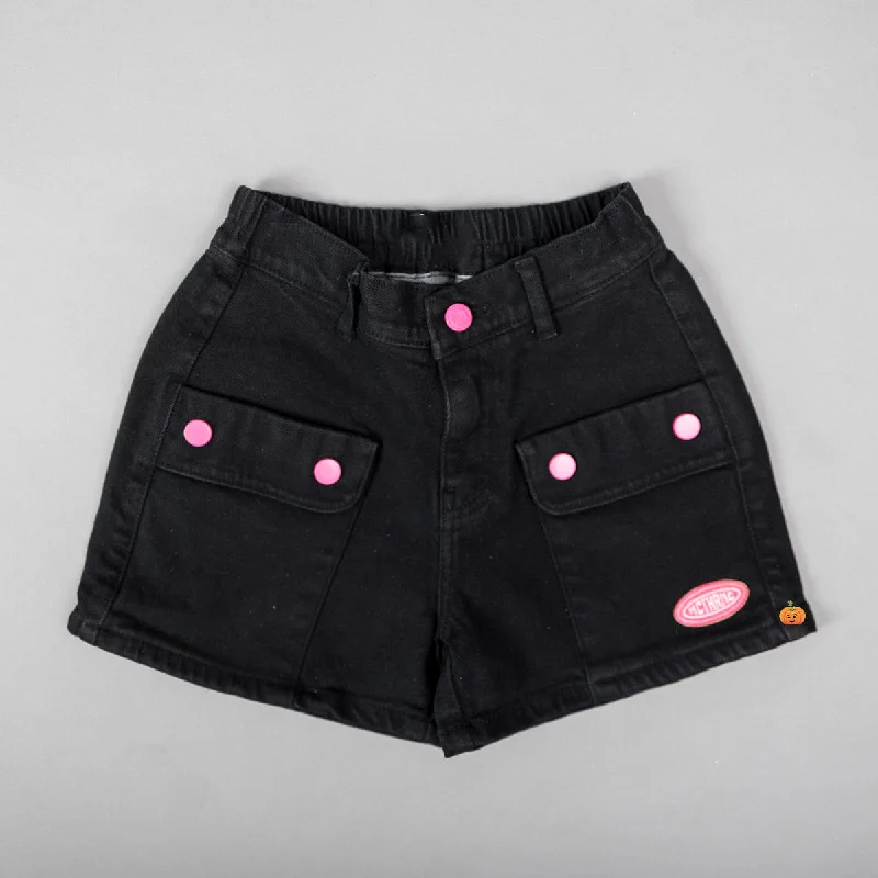 Wearable At Home Or Out Black & White Shorts for Girls