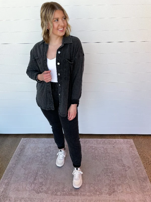 Trends The Slim Knit Denim Jogger