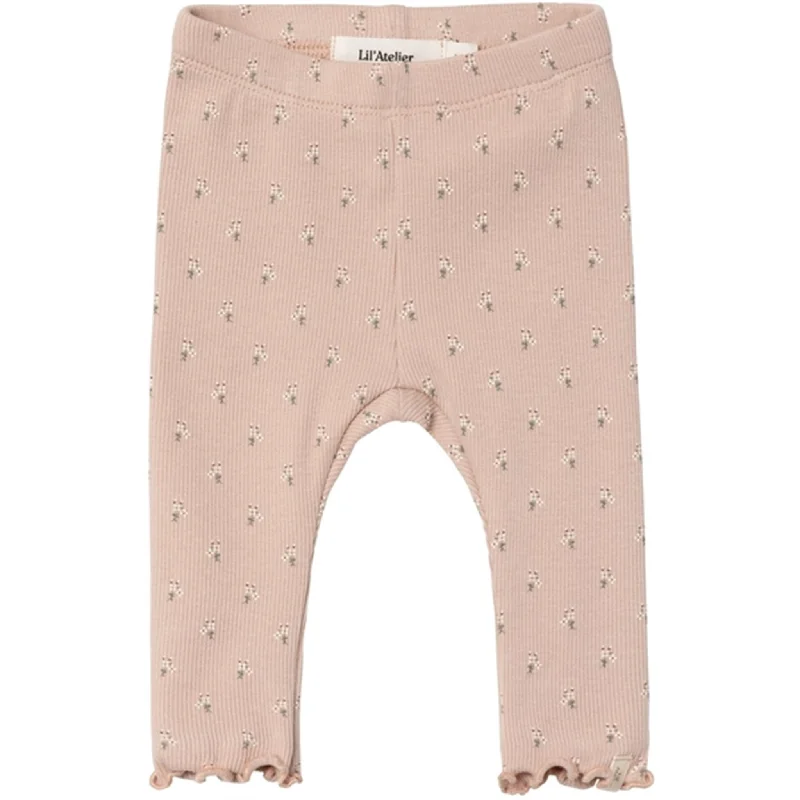 Elegant Tailoring Lil'Atelier Rose Dust Gago Fia Slim Leggings