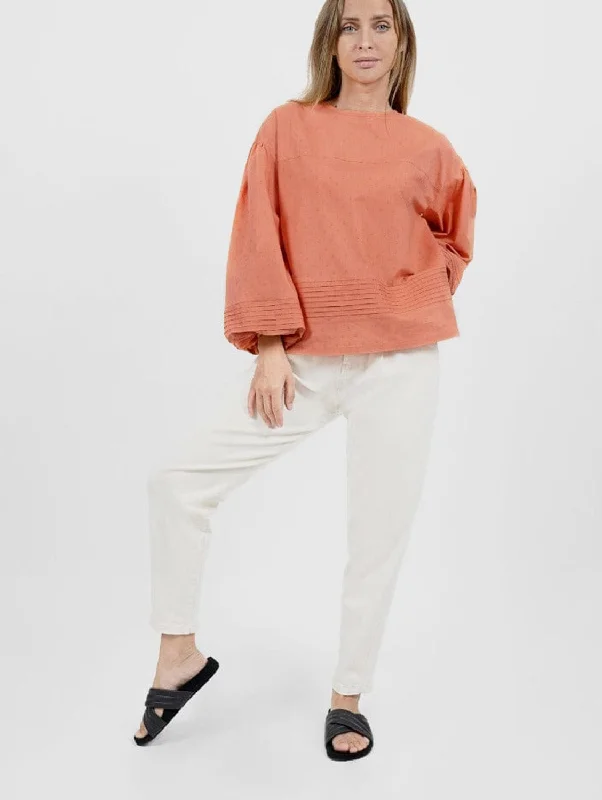 Free Design California Upcycled Barrel Jeans | White
