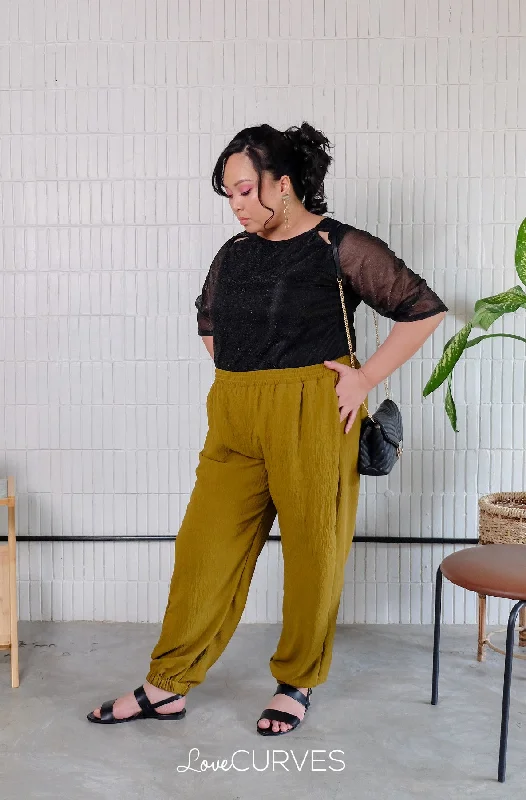 Sports Vitality Style Jogger Pants - Moss