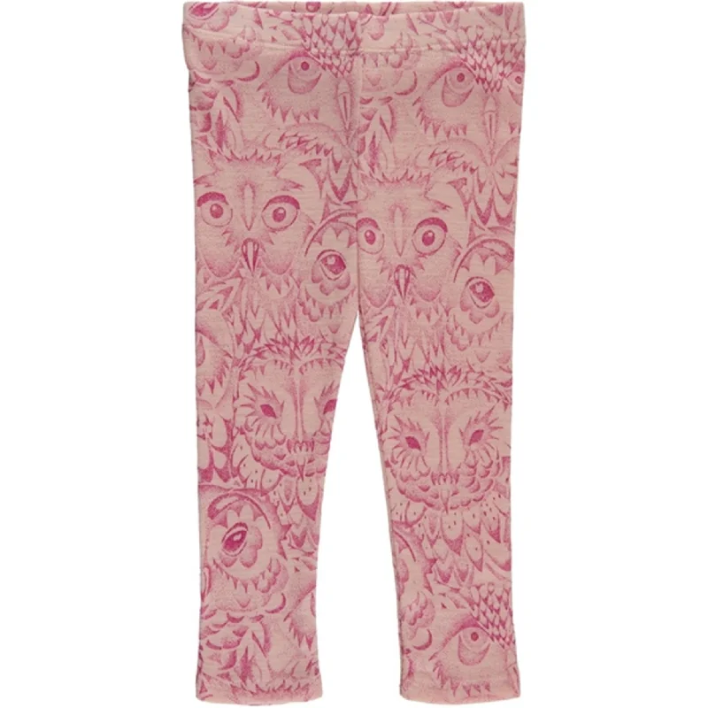 Soft Fabrics Soft Gallery Cameo Rose Paula Owl Wool Leggings
