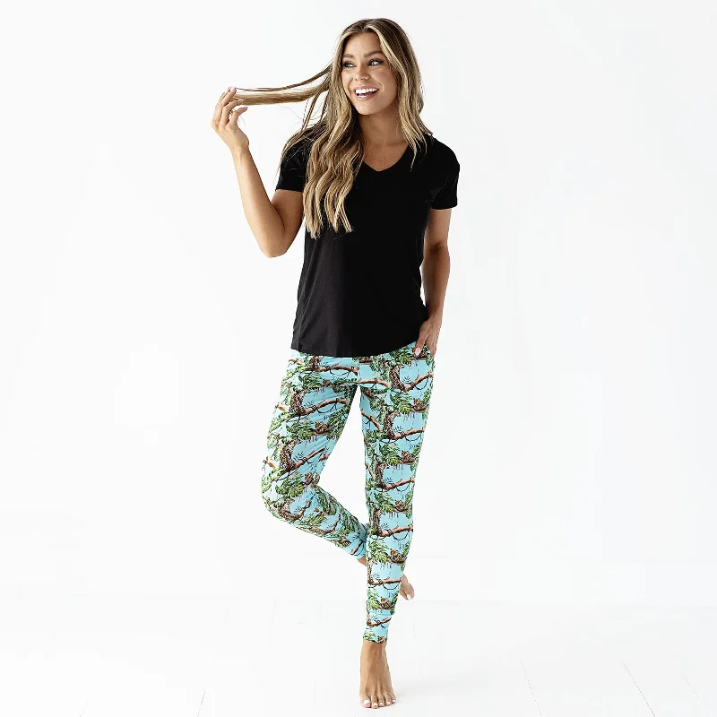 Printed pattern You've Been Spotted Mama Pants