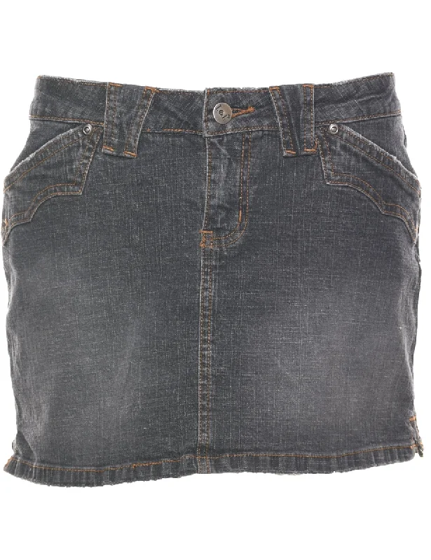 Youthful Vitality Pencil Shape Denim Skirt - M