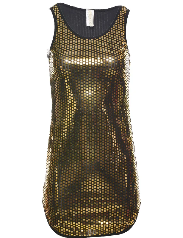 Fashionable In The Times Sequined Party Dress - XS